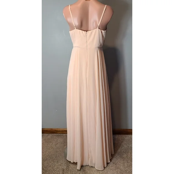 Lulus All About Love‎ Pink Formal Maxi Dress Size Small Prom Gilded Hoco Fairy - Picture 9 of 11